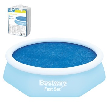 POKRYWA SOLARNA NA BASEN 244 CM BESTWAY 58060