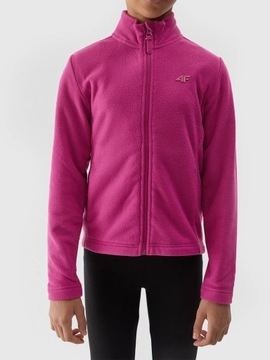 4F Полярная толстовка Девиц Детская Детская Флис с подставным воротником SS24