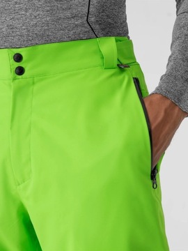 4F ЛЫЖНЫЕ БРЮКИ МУЖСКИЕ 4FPRO DERMIZAX 20000 НЕОНОВО-ЗЕЛЕНЫЕ Размер L