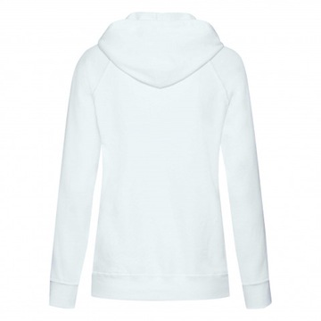 Bluza damska z kapturem FRUIT of LOOM Biały XXL