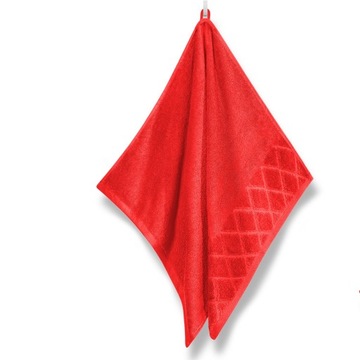 CZERWONY RĘCZNIK FROTTE 70X140 SILKY 500 gsm