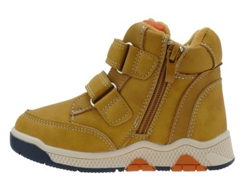 CHŁOPIĘCE TRZEWIKI PÓŁBUTY DZIECIĘCE BUTY PRZEJŚCIOWE NA RZEPY LEKKIE R.25