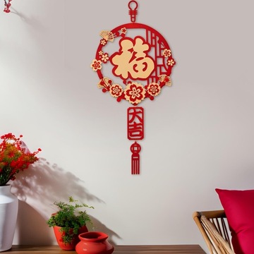 Украшения весеннего фестиваля, китайские новогодние куплеты, стиль D-стены