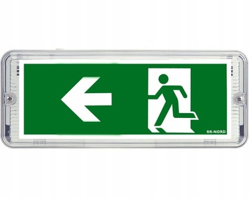 Oprawa awaryjna ewakuacyjna LED EXIT Skręć w lewo