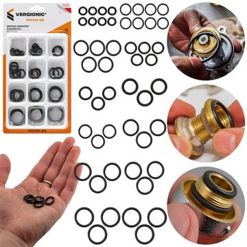 УПЛОТНИТЕЛЬНЫЕ КОЛЬЦА РЕЗИНОВЫЕ УПЛОТНЕНИЯ 50 шт.