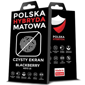 FOLIA MATOWA DO BLACKBERRY KEY2 LE HYDROŻELOWA BRAK ODCISKÓW PALCÓW