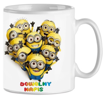 Kubek z motywem MINIONKI + Imię GRATIS