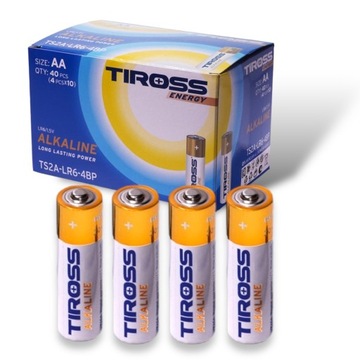 Bateria alkaliczna Tiross AA (R6) 4 szt