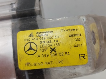 MERCEDES W176 W246 W204 C117 C207 X156 R172 HALOGEN LED DRL PRAVÝ PŘEDNÍ