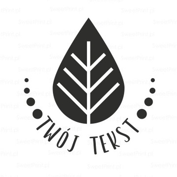 Personalizowany stempel z Twoim napisem - LIŚĆ