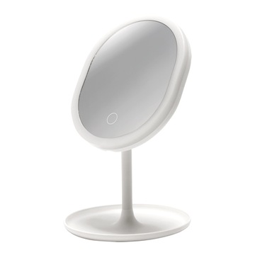 Косметическое зеркало для макияжа со светодиодной подсветкой, белое PRINCESSA LED Ideus