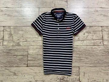 SUPERDRY Koszulka Damska POLO paski M / 40