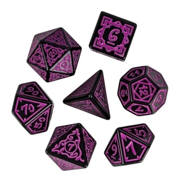 DRUID PODZIEMI ZESTAW 7 KOŚCI KOSTEK RPG
