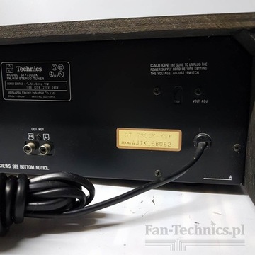 Fan-Technics Тюнер Technics ST-7300 Магазин Лодзь