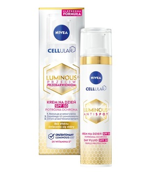 NIVEA CELLULAR LUMINOUS 630 Krem z filtrem na przebarwienia plamy 40ml