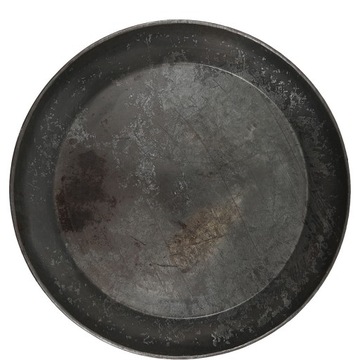 TACA METALOWA 4,5X37 CM CZARNA OZODBNA
