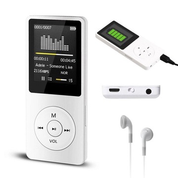 BLUETOOTH WALKMAN PLAYER 16GB Radio FM Sport Audiobook MP3 + HEADPHONES