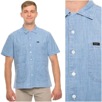 LEE RESORT SHIRT MĘSKA KOSZULA JEANSOWA M