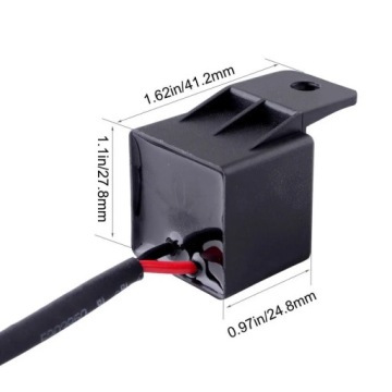 РЕЛЕ ПРЕРЫВАТЕЛЯ СВЕТОДИОДНОГО ИНДИКАТОРА 150W 12V LF1 S-PIN 2PIN 2-PIN