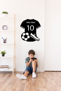 КАРТИНА АЖУРНАЯ ФУТБОЛЬНАЯ ФУТБОЛКА ДЕТСКАЯ ДЕНЬ ФУТБОЛИСТА С ИМЕНЕМ ДЛЯ КОМНАТЫ