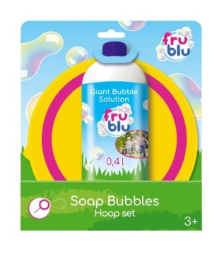 Набір бульбашок Fru Blu обруч + рідина 0,4 л мильні бульбашки Міцні Tm Toys 3+