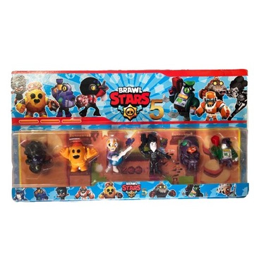 ZESTAW FIGUREK BRAWL STARS FIGURKI Z GRY 6 SZT PREZENT