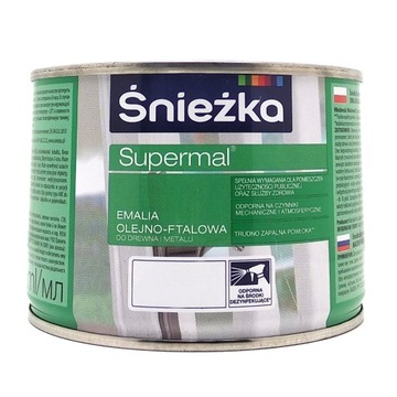 ŚNIEŻKA Olejno-Ftalowa 0,4 L Popielaty RAL 7023