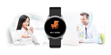 SMARTWATCH MĘSKI DAMSKI SPORTOWY TĘTNO KROKI BOX