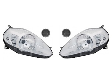 REFLEKTORY LAMPY FIAT GRANDE PUNTO 05-08 TYC L+P