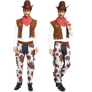 Strój Kowboja Kostium Western Dziki Zachód XL