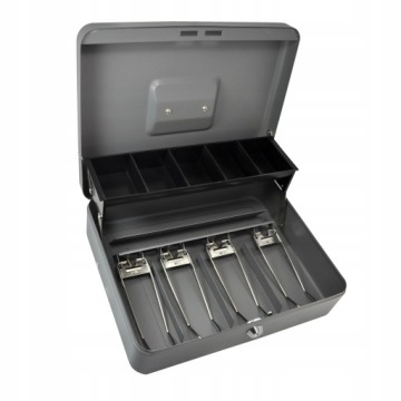 МЕТАЛЛИЧЕСКАЯ КАССЕТА ДЛЯ ДЕНЕЖНЫХ БАНКНОТ С ЗАЖИМОМ ДЛЯ БАНКНОТ, БОЛЬШАЯ XXL