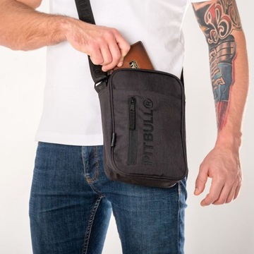 СУМКА PITBULL WEST CAST CONCORD ЧЕРНАЯ МУЖСКАЯ СУМКА CONCORD ALL BLACK