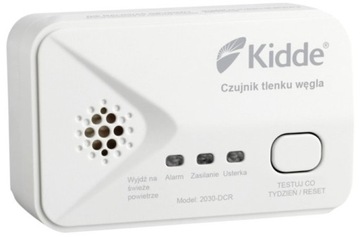 Czujnik czadu detektor tlenku węgla alarm 2030-DCR Kidde + baterie