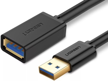 Kabel USB 3.0 przedłużający UGREEN 3m 300cm czarny