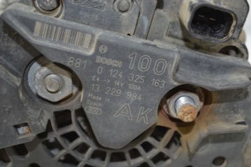ALTERNÁTOR MERIVA A 1.6 1.8 0124325163 100A