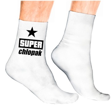 SKARPETY na DZIEŃ CHŁOPAKA faceta dla CHŁOPCÓW 8wz