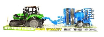 Traktor z agregatem rolniczym Schemat 5118