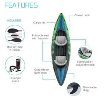 INTEX Challenger K2 Kayak 68306NP Pontoon