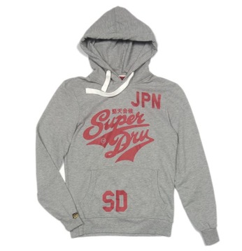 SUPERDRY Męska Bluza z Kapturem Kangurka Logo r. S