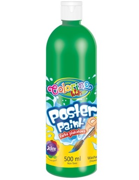 Farba Plakatowa Zielona 500 ml Colorino