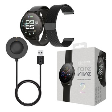 Умные часы Forever ForeVive 2 SB-330 черные