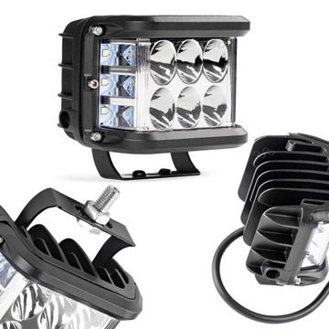 LAMPA ROBOCZA 12 LED 110x75 36W FLAT 9-36V 2F