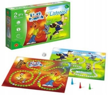 2GRY PLANSZOWE LISEK URWISEK + LISTONOSZ ALEXANDER