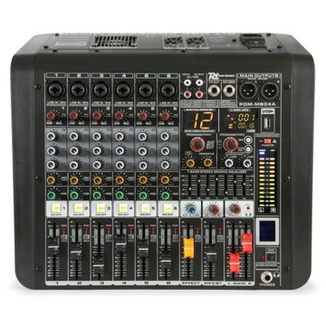 6-канальный мощный микшер USB BT PD AMPLIFIER