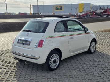 Fiat 500 II Seria 1 1.2 69KM 2011 Fiat 500 1.2 69Ps Panorama POLSKORY Alu Bialy Gwarancja 1.2 Benzyna, zdjęcie 6