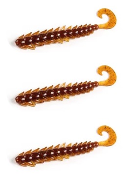 LARWA MIĘKKA PRZYNĘTA GUMA ROBAK 5cm/ 3sztuki
