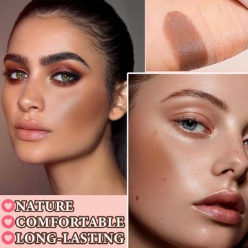 Крем-карандаш для контуринга, 2 цвета, кремовая бронзовая палитра для контуринга