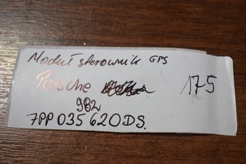 IDEÁLNÍ MODUL ŘÍZENÍ GPS PORSCHE 982 1