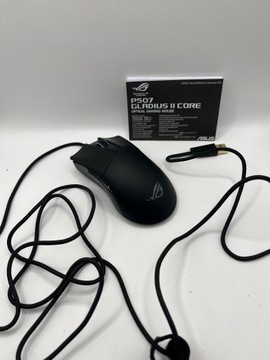 Игровая мышь ASUS ROG Gladius II Core, двусторонняя эргономичная оптическая RGB 62