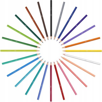 Kredki ołówkowe BIC 24 kolory Tropicolors szkolne